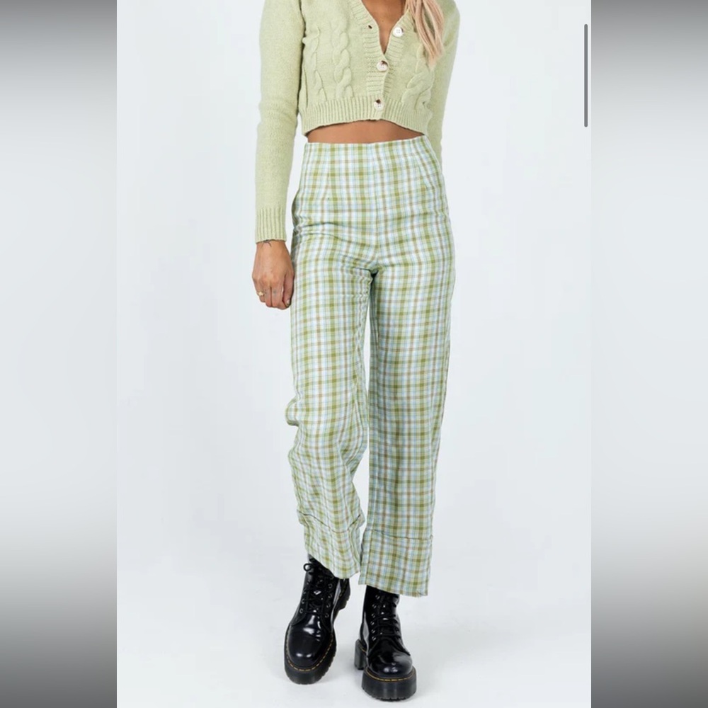Princess Polly *out of stock* Plaid Euros Pant